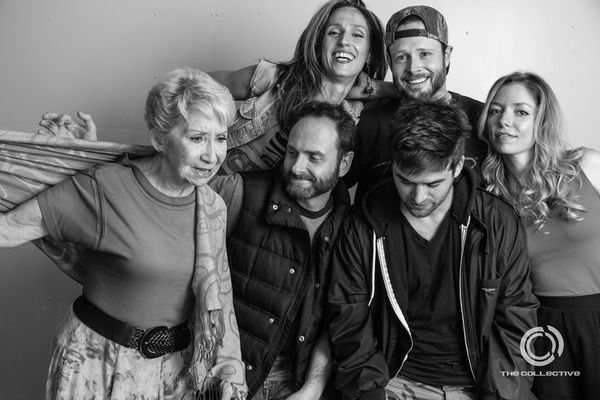 Cast of IN WAKE OF YESTERDAY: Joan Porter, Booker Garrett, Brandon T. Snider, Michael Abbott Jr., Swann Gruen, and Lacy Marie Meyer
Photo: Brian Hotaling Photography 5