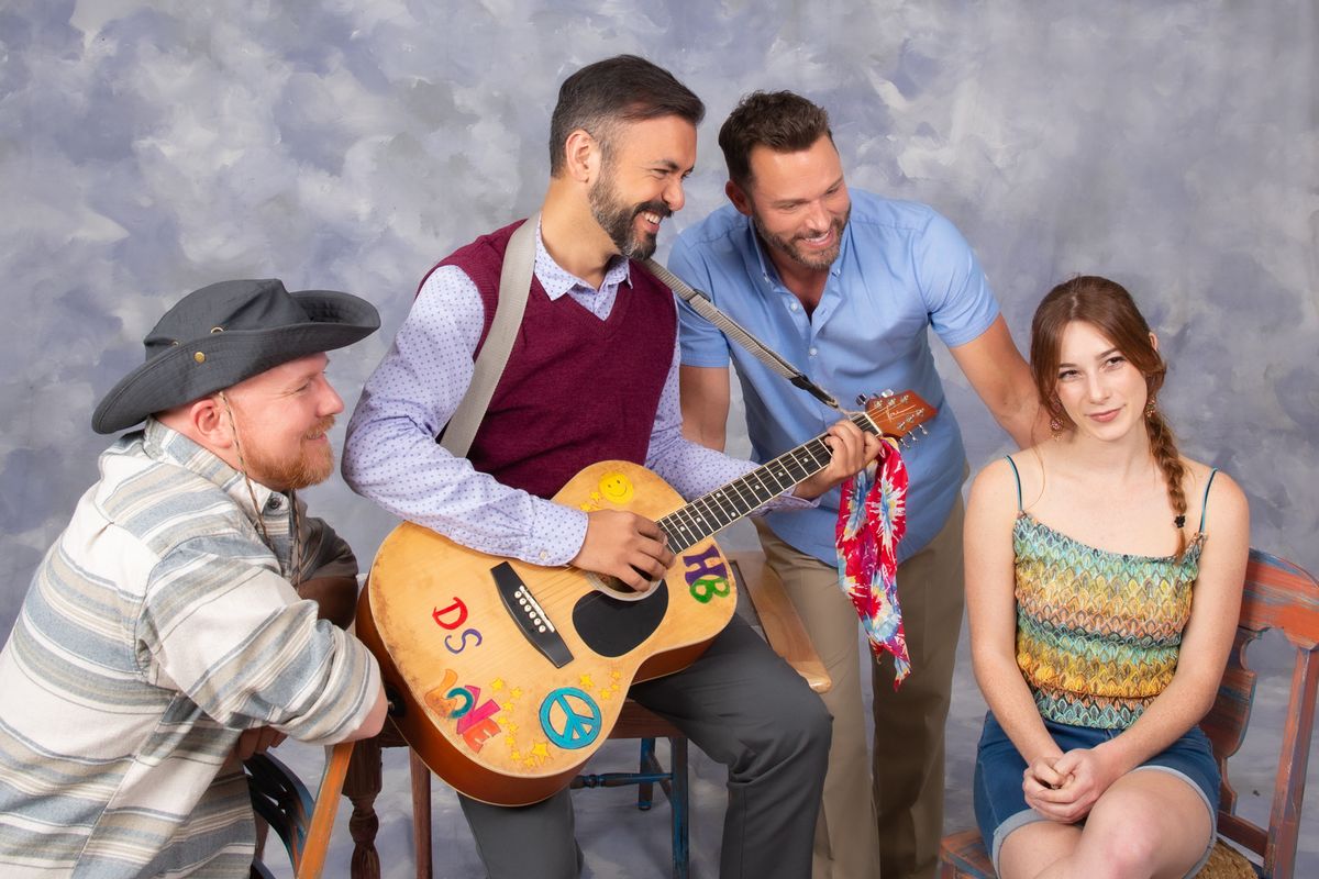 Jeremy Saje as "Bill", Brayden Hade as "Harry", Eric Martsolf as "Sam", and Nicolette Norgaard as "Sophie" Jeremy Saje as "Bill", Brayden Hade as "Harry", Eric Martsolf as "Sam", and Nicolette Norgaard as "Sophie"