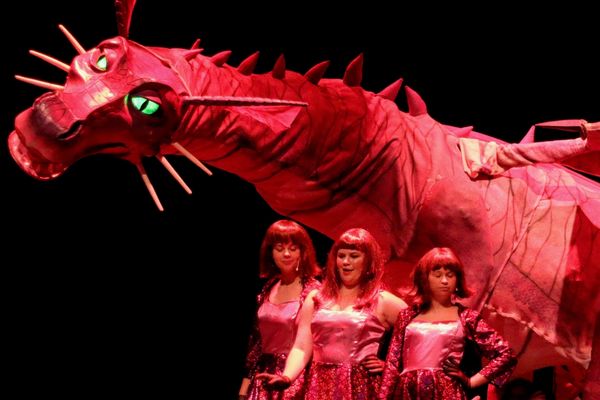 Fiona and Shrek from Young Actors' Theatre's production, performing at the Kroc Center July 12-22. Photo credit: Moriah Angeline 3