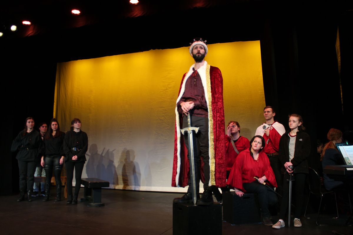 The cast of "Paper Swords" at the 2020 Chicago Musical Theatre Festival