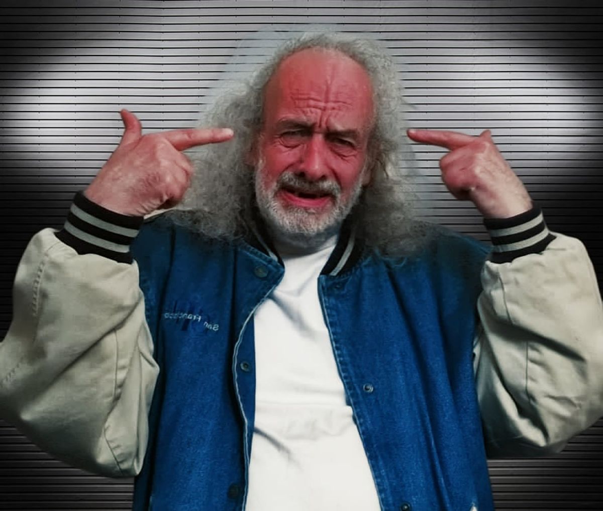 Kevin Short as Charlie Manson asks: Can you guess what's on my mind?