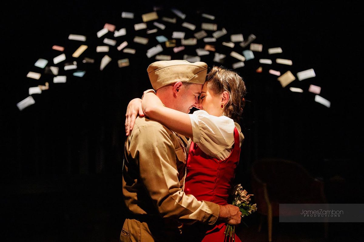 Cameron Kubly and Katie Davis in Ken Ludwig's Dear Jack, Dear Louise Cameron Kubly and Katie Davis in Ken Ludwig's Dear Jack, Dear Louise
