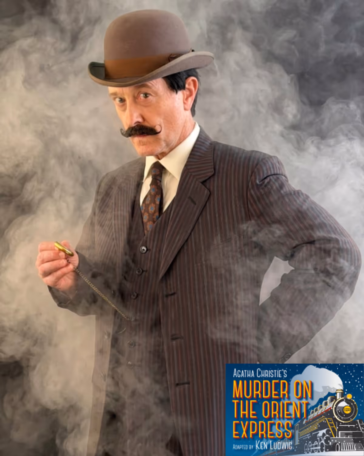 Andrew Sellon will portray Hercule Poirot in Agatha Christie s Murder on the Orient Express at The Barnstormers Theatre. The Ken Ludwig-adapted production runs Thursday, August 6 - Saturday, August. Andrew Sellon will portray Hercule Poirot in Agatha Christie s Murder on the Orient Express at The Barnstormers Theatre. The Ken Ludwig-adapted production runs Thursday, August 6 - Saturday, August.