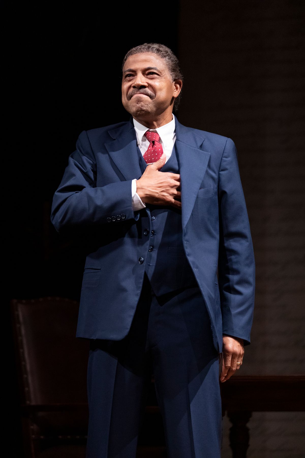 Lester Purry stars as Thurgood Marshall in Thurgood. Photo by Shawnte Sims