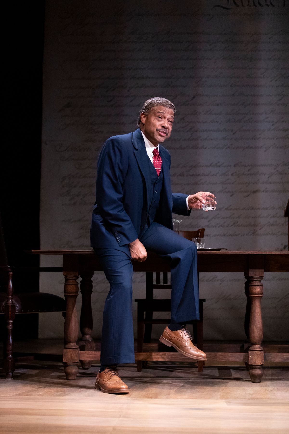 Lester Purry stars as Thurgood Marshall in Thurgood. Photo by Shawnte Sims