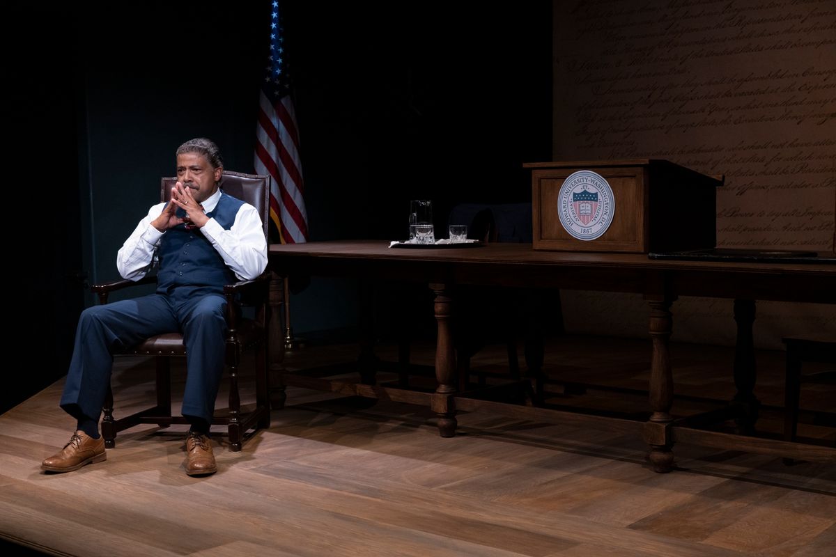 Lester Purry stars as Thurgood Marshall in Thurgood. Photo by Shawnte Sims