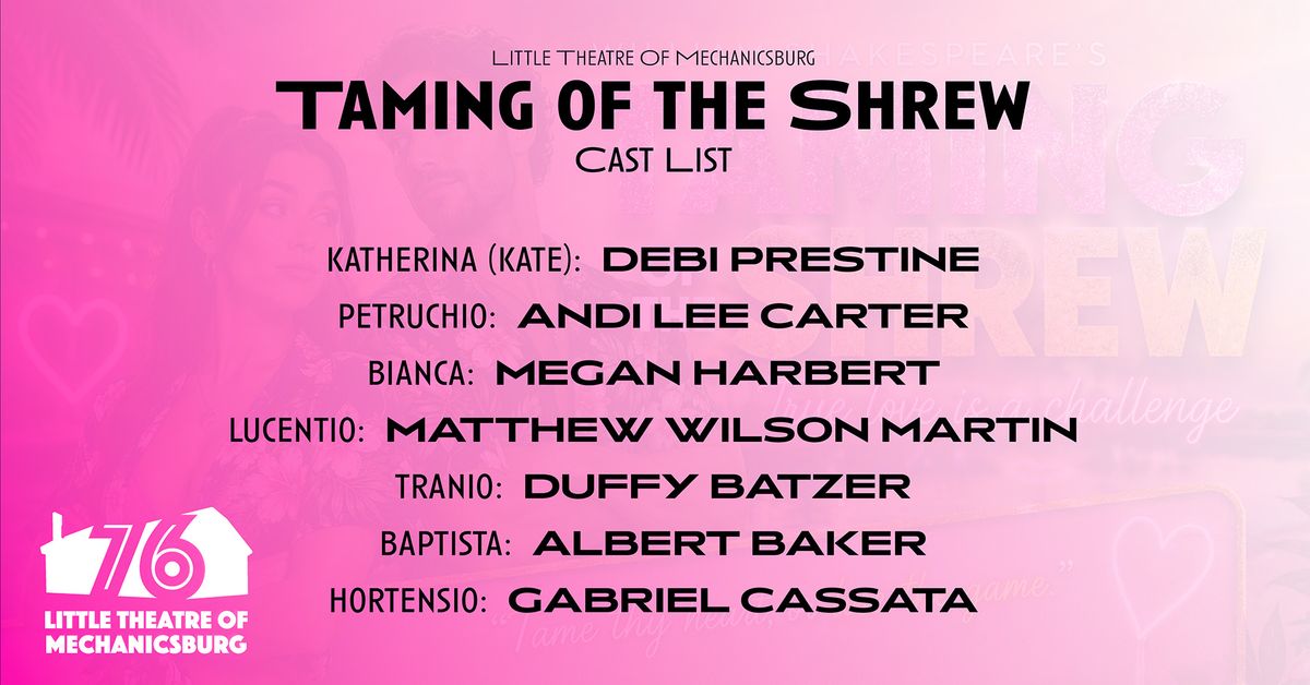 Cast List 1 Cast List 1