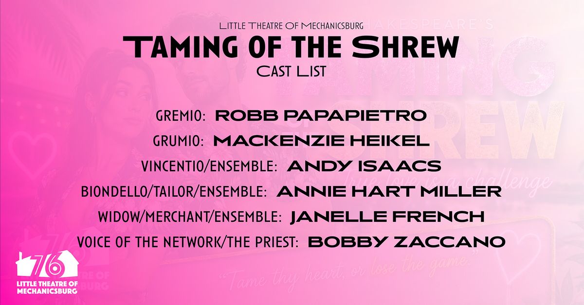 Cast List 2 Cast List 2