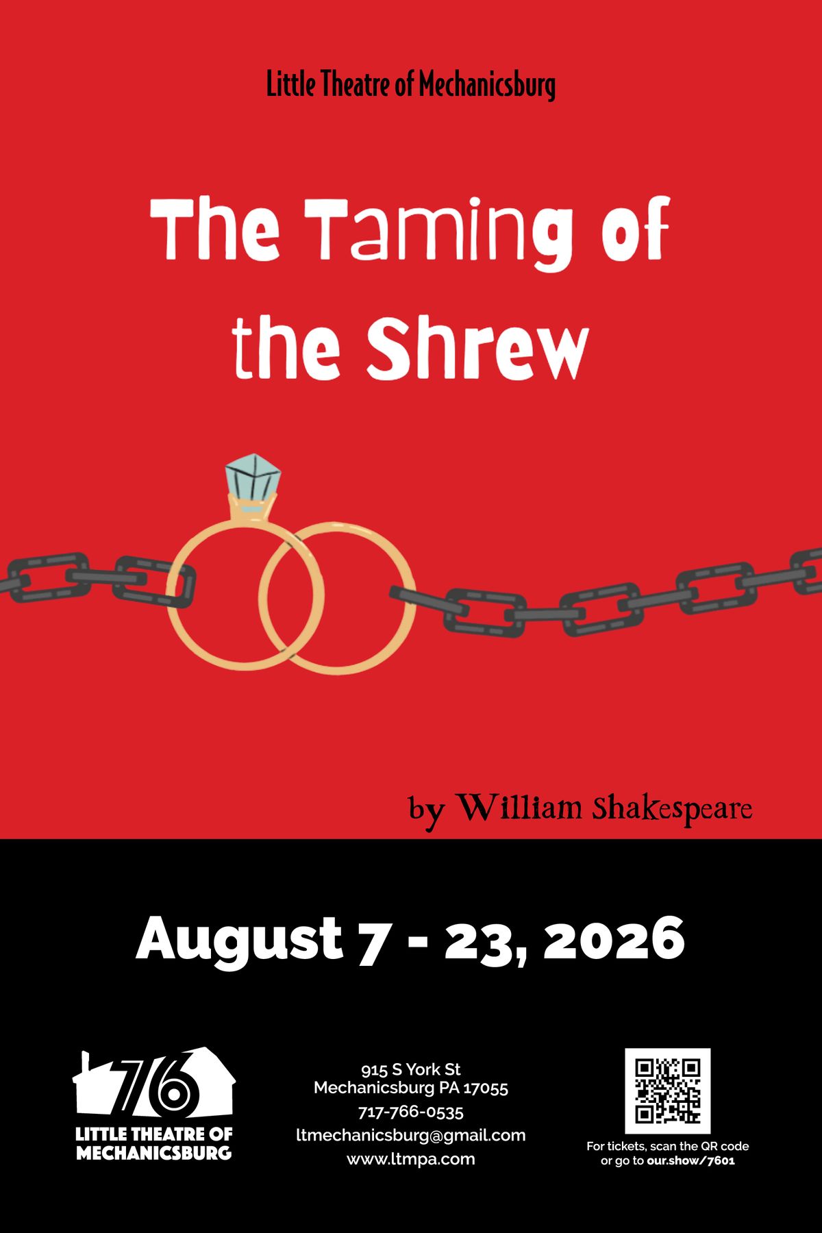 Our official show poster ... tickets at our.show/7601 Our official show poster ... tickets at our.show/7601
