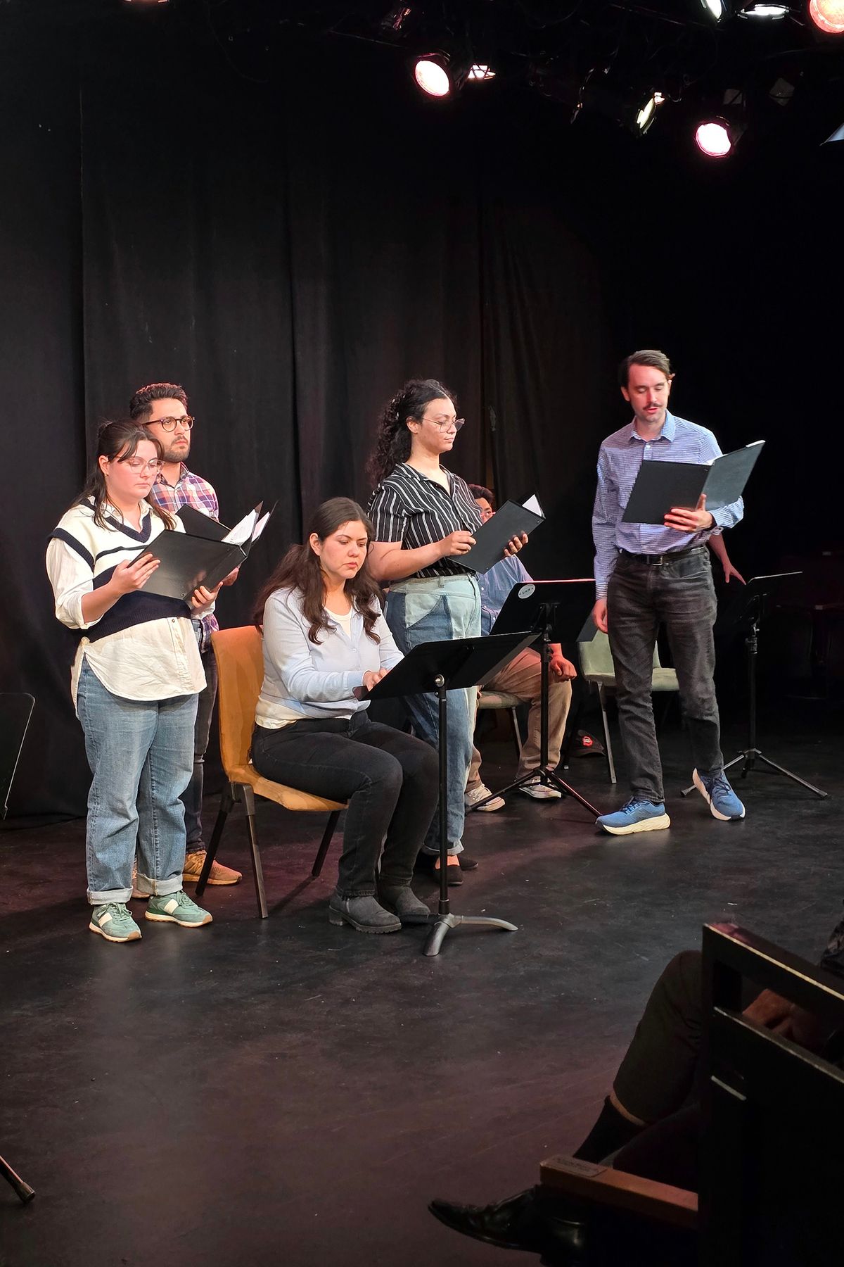 Staged reading for Playwrights' Revolution 2025 at Capital Stage. Staged reading for Playwrights' Revolution 2025 at Capital Stage.