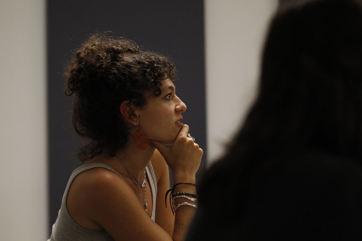 Adina Aaron at rehearsal Adina Aaron at rehearsal