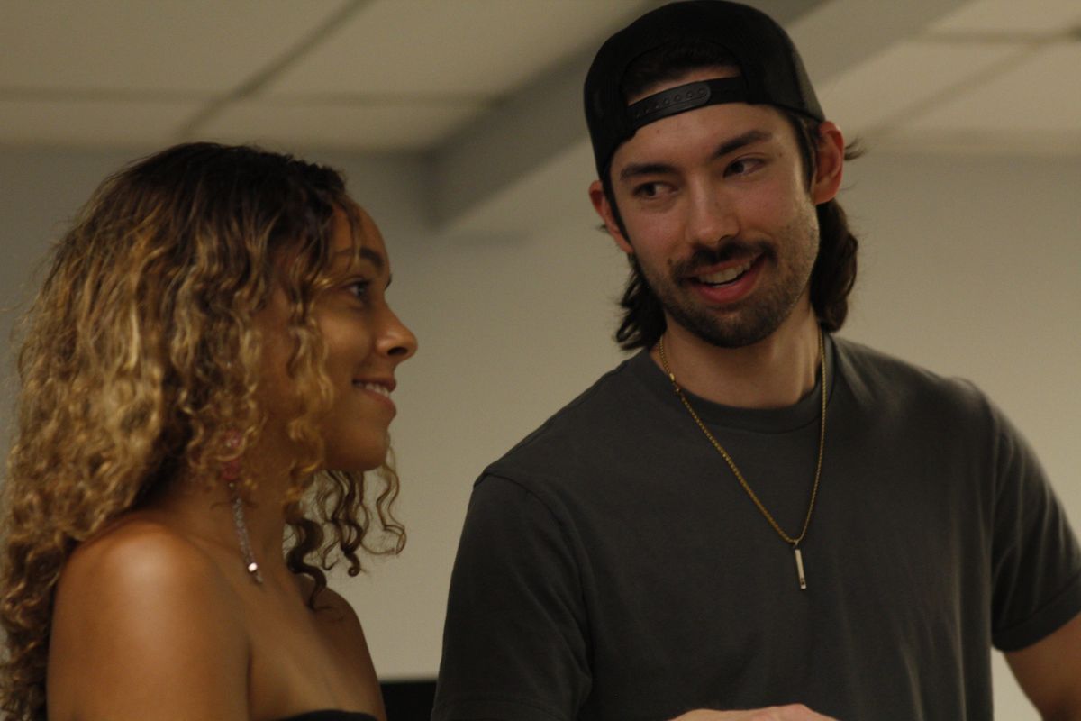 Sofia Victoria Deler and Erik Ohno Dagoberg at rehearsal Sofia Victoria Deler and Erik Ohno Dagoberg at rehearsal