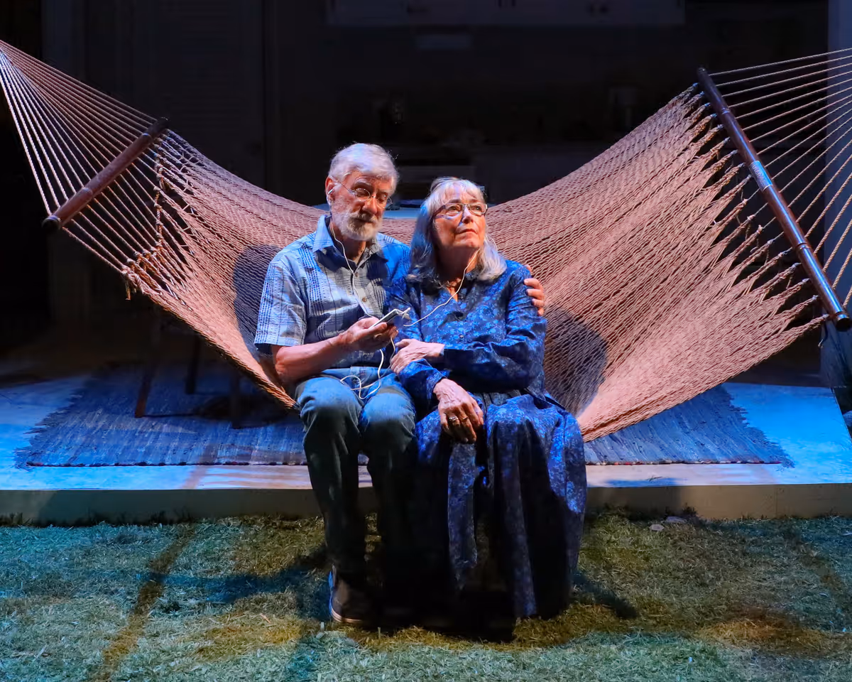 David Garrison and Karen Allen in BTG's production of Lovesong, 2026. Photo by Caelan Carlough.