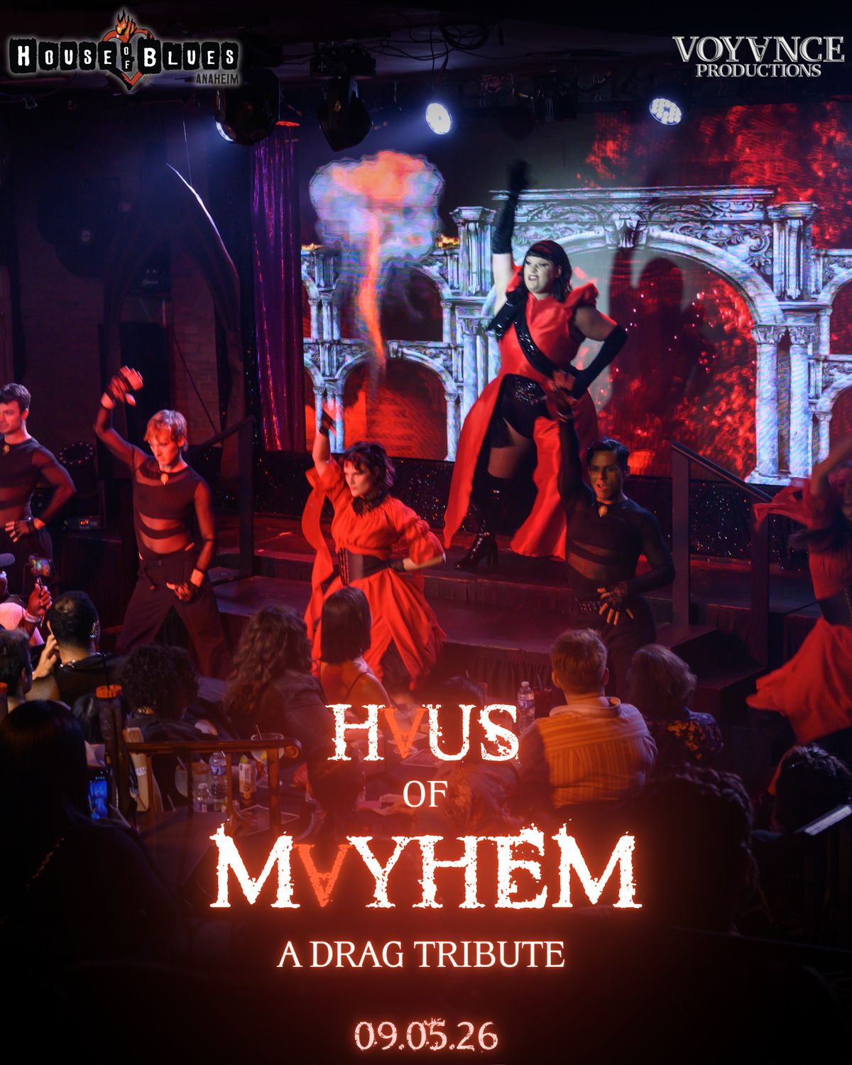 Miss Clair Voyance and company in Haus of Mayhem Miss Clair Voyance and company in Haus of Mayhem