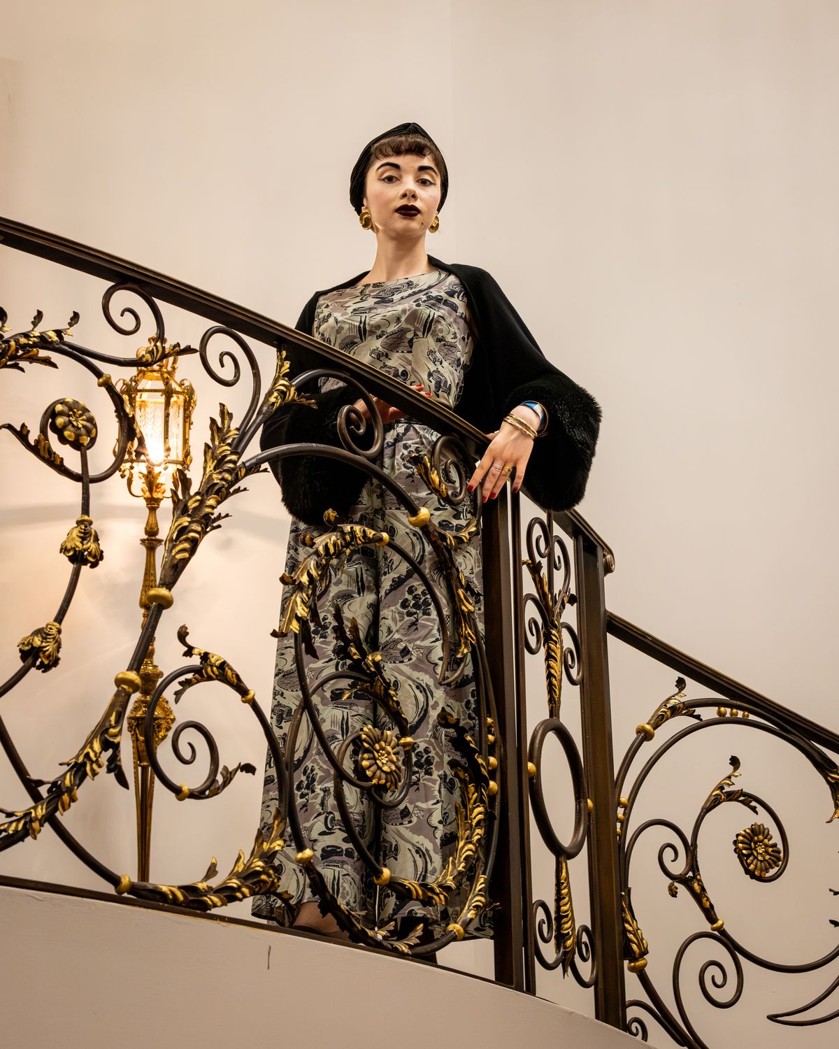 Tiffany Brannan as Norma Desmond, waiting for her next man to ensnare. Tiffany Brannan as Norma Desmond, waiting for her next man to ensnare.