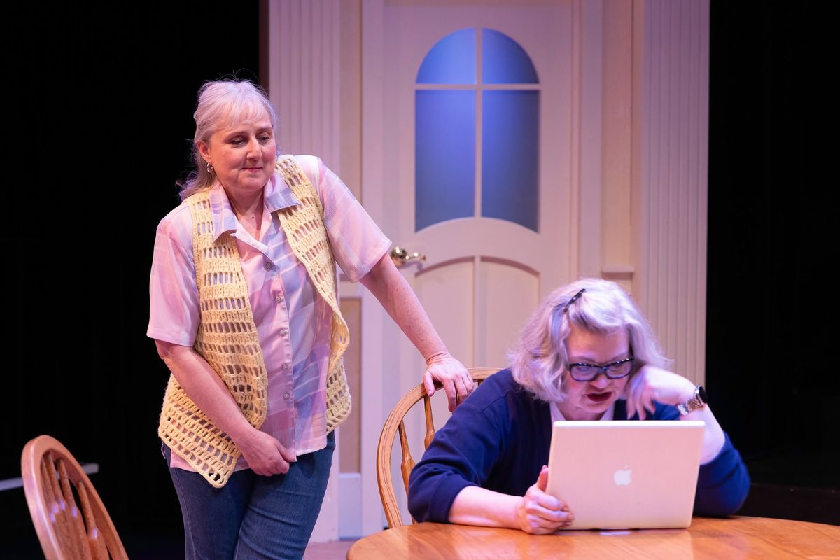 Shannon Huneryager as Peg and Elizabeth Terrel as Annie in Jukebox for the Algonquin. Photos by Klose2u Photography L.L.C. Shannon Huneryager as Peg and Elizabeth Terrel as Annie in Jukebox for the Algonquin. Photos by Klose2u Photography L.L.C.
