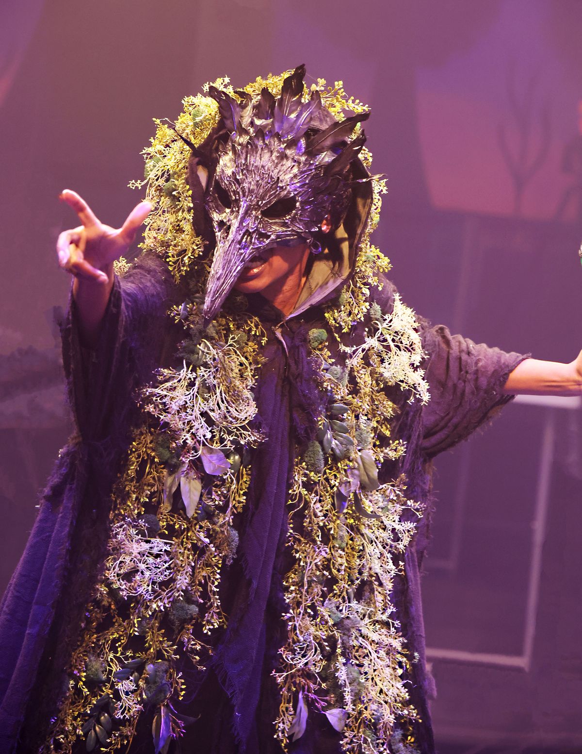 Dayna Dantzler as the Witch in Into the Woods. Photo by Jaycee Myner. Dayna Dantzler as the Witch in Into the Woods. Photo by Jaycee Myner.