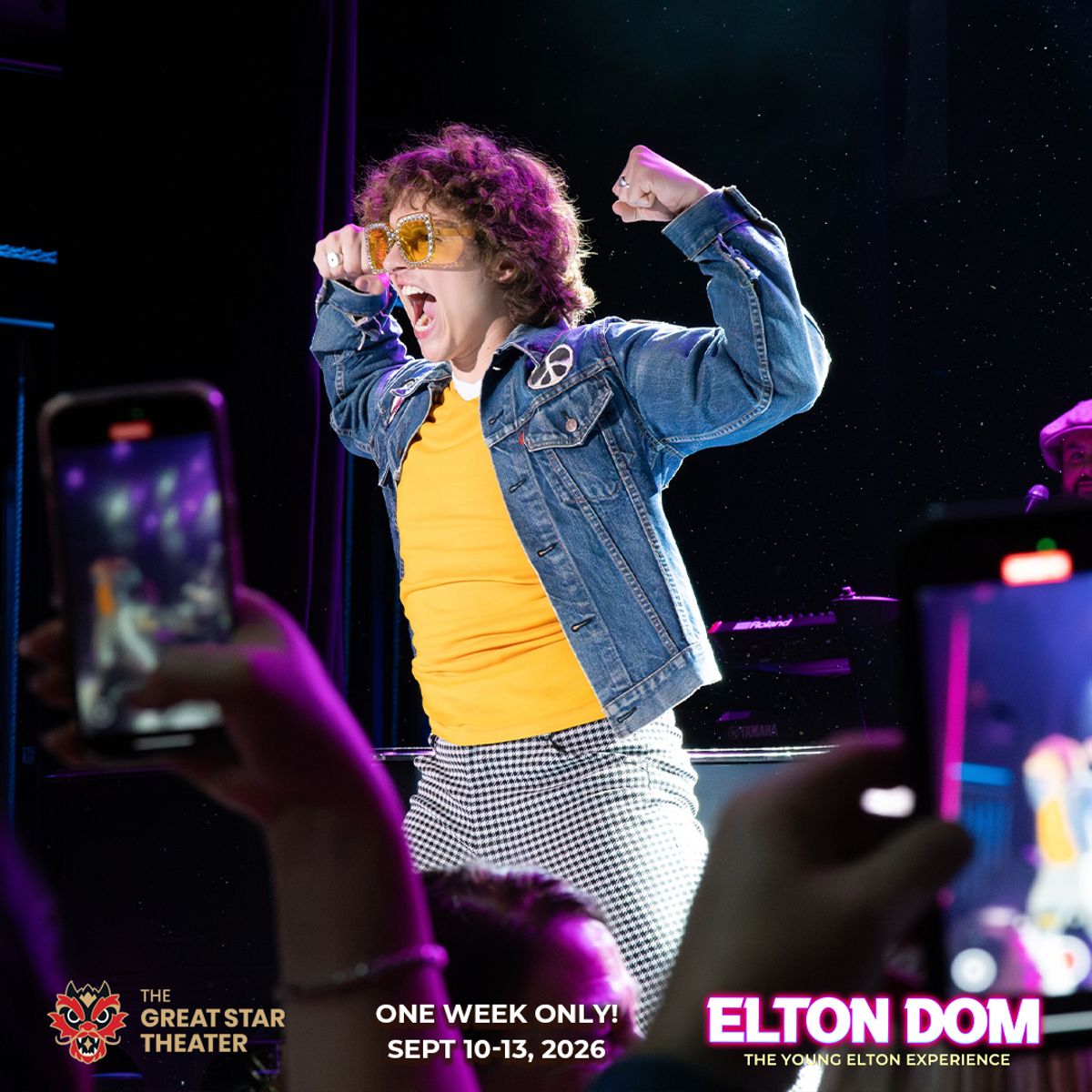 Dominick Fulco is ELTON DOM, September 10-13 at the historic Great Star Theatre in San Francisco. Tickets available now at EltonDomLive.com. Dominick Fulco is ELTON DOM, September 10-13 at the historic Great Star Theatre in San Francisco. Tickets available now at EltonDomLive.com.