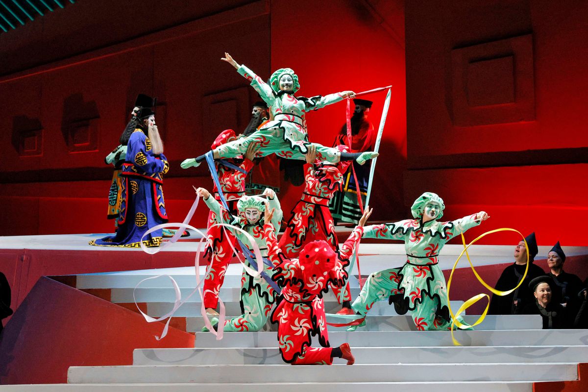 A scene from LA Opera's 2024 production of Turandot. (Photo: Cory Weaver) A scene from LA Opera's 2024 production of Turandot. (Photo: Cory Weaver)