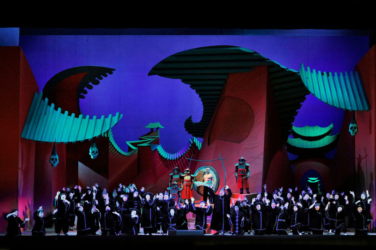 A scene from LA Opera's 2024 production of Turandot. (Photo: Cory Weaver) A scene from LA Opera's 2024 production of Turandot. (Photo: Cory Weaver)