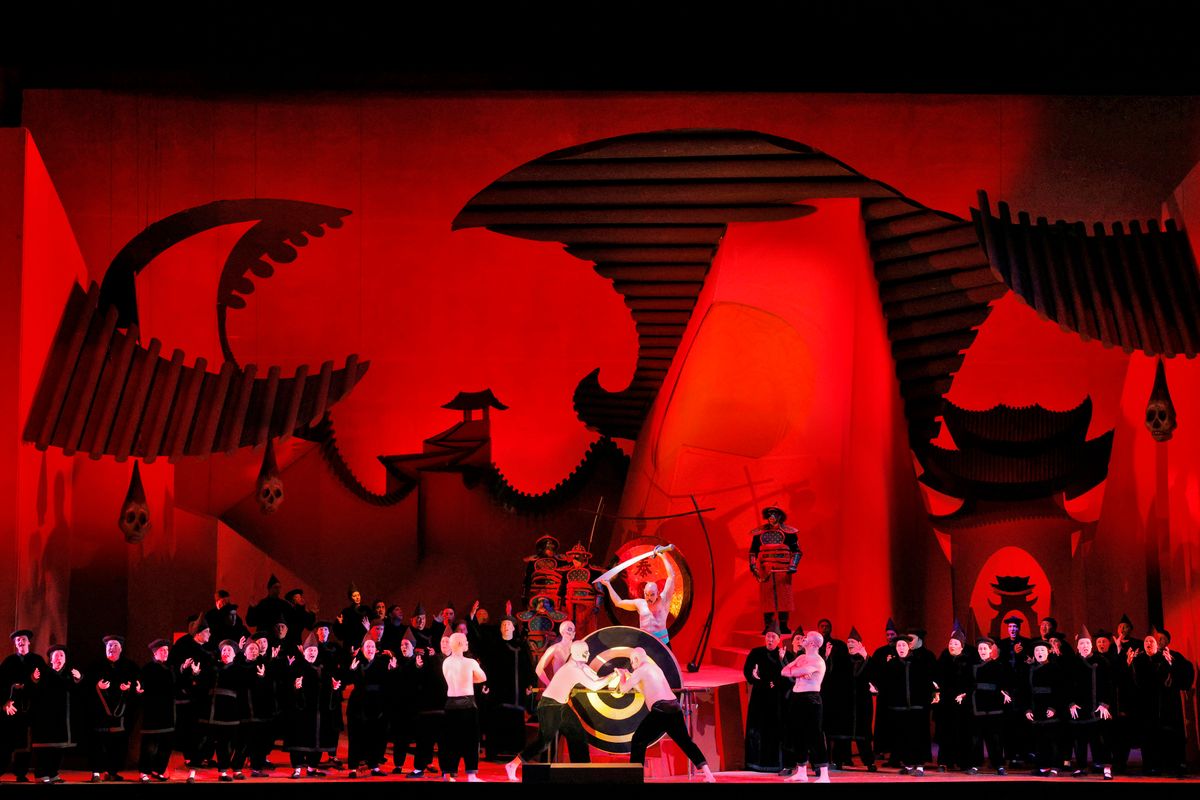 A scene from LA Opera's 2024 production of Turandot. (Photo: Cory Weaver) A scene from LA Opera's 2024 production of Turandot. (Photo: Cory Weaver)