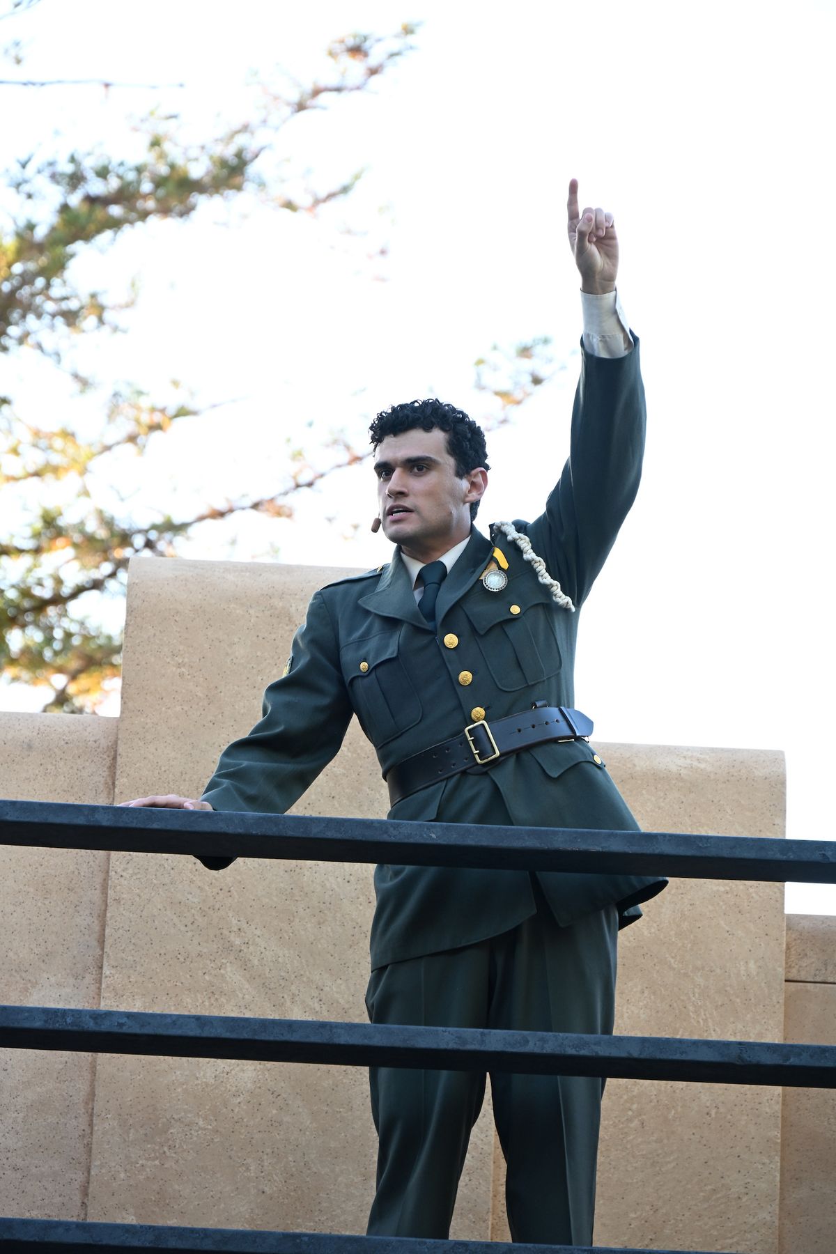Tyler Aguallo as Caesar  in Free Shakespeare in the Park's "Antony+Cleopatra" (Photo: Jay Yamada)