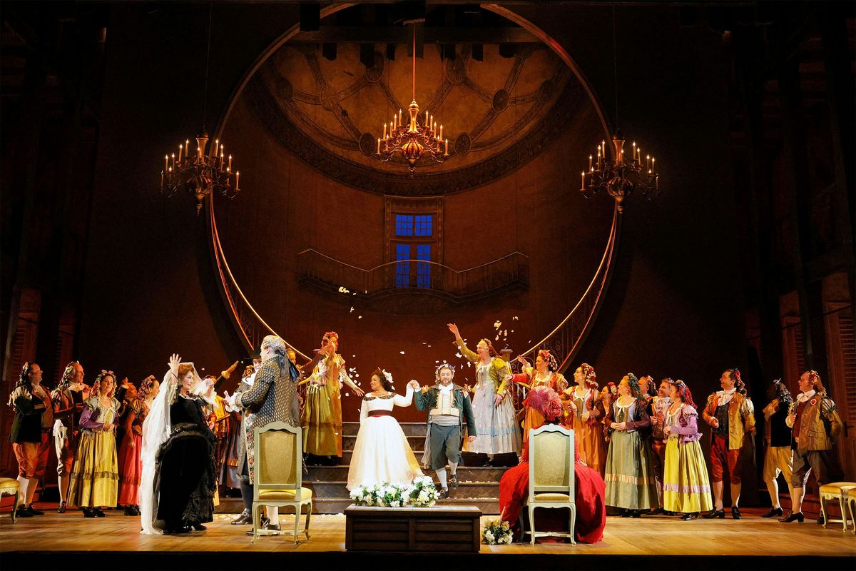 A scene from LA Opera's 2023 production of The Marriage of Figaro. (Photo: Cory Weaver) A scene from LA Opera's 2023 production of The Marriage of Figaro. (Photo: Cory Weaver)