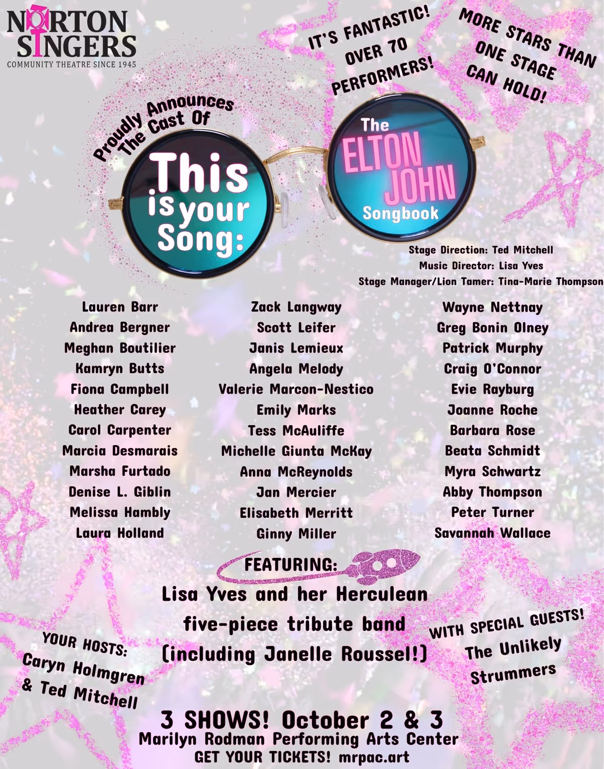 Meet the cast of This Is Your Song: The Elton John Songbook