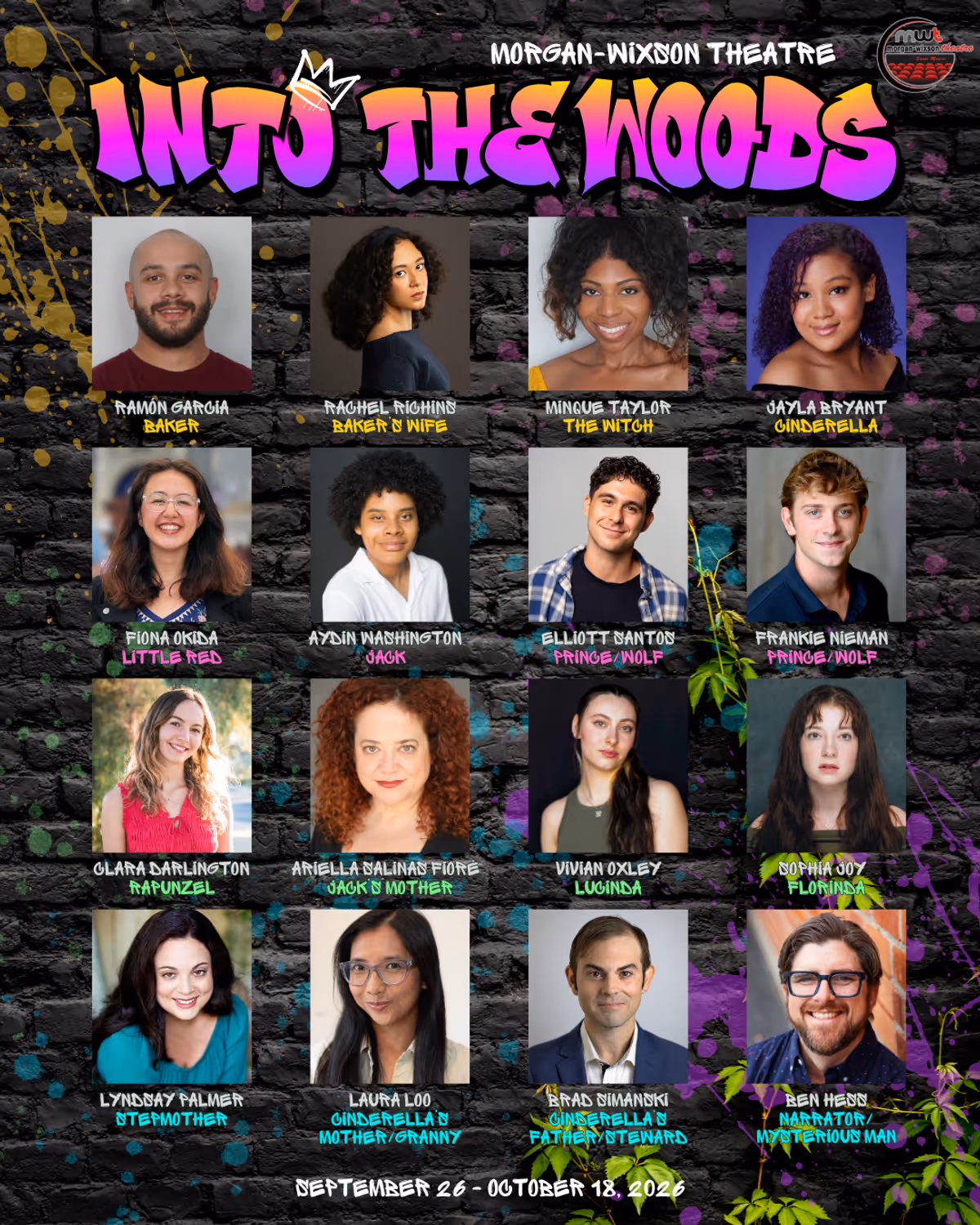 The Morgan-Wixson Theater announces cast! The Morgan-Wixson Theater announces cast!