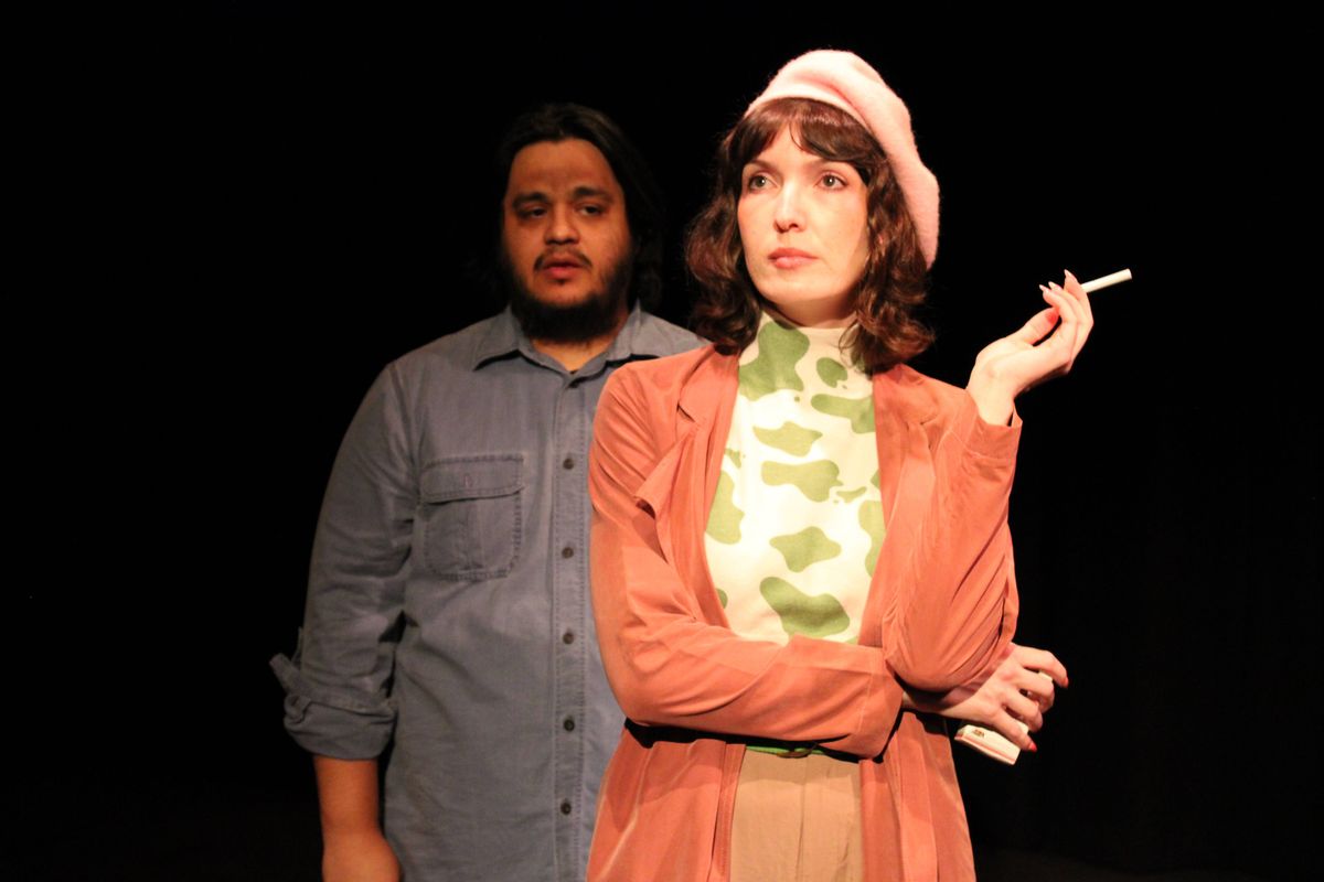 Steven Montoya and Amy Lynn Perea in State & Superior. Written by Kaily Anderson. Directed by Steven Montoya.