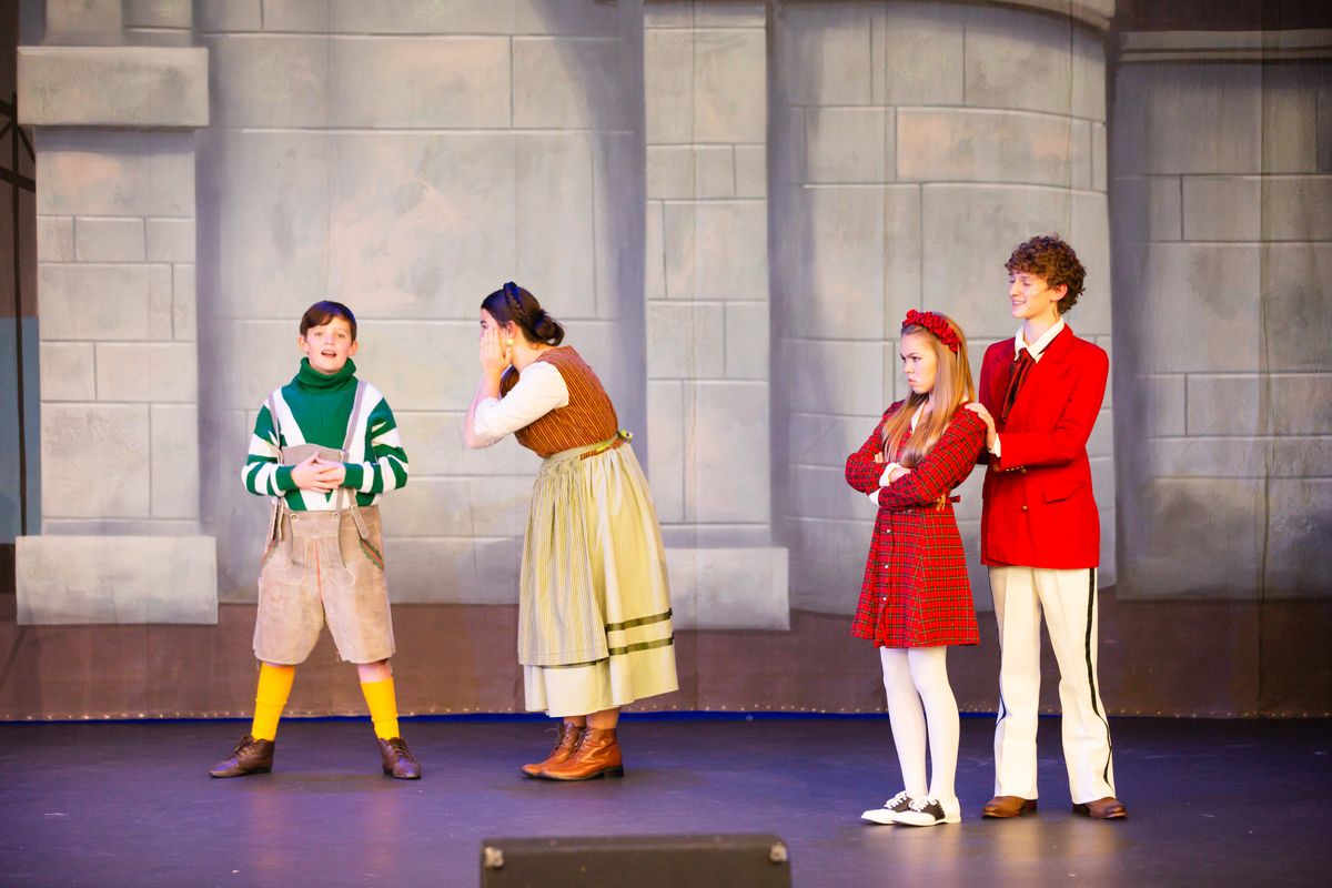 Ticket Winner Augustus Gloop (Calvin Lavender) and Mrs. Gloop (Mary Margaret Knight) of Frankfurt, Germany / Ticket Winner Veruca Salt (Zeta Kenner) and Mr. Salt (Sy El Gammal) of Sao Paulo, Brazil