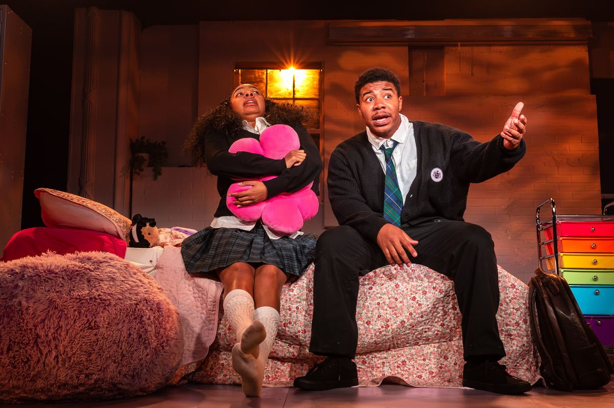 Photo by Kyle Watkins Photography
Ja'Quan Spann as Omari, Keivana Wallace as Jasmine Photo by Kyle Watkins Photography
Ja'Quan Spann as Omari, Keivana Wallace as Jasmine