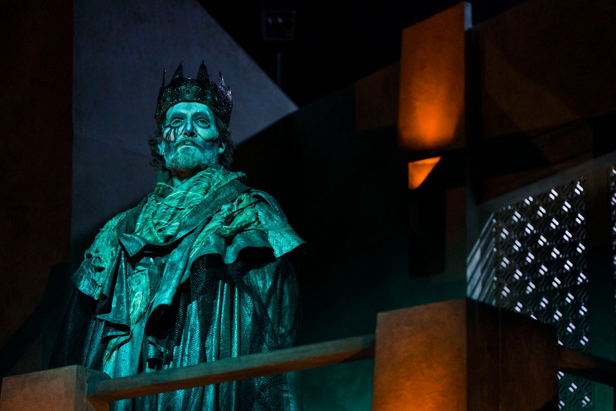 Anthony Marble as The Ghost. Photo by Avery Brunkus. Anthony Marble as The Ghost. Photo by Avery Brunkus.
