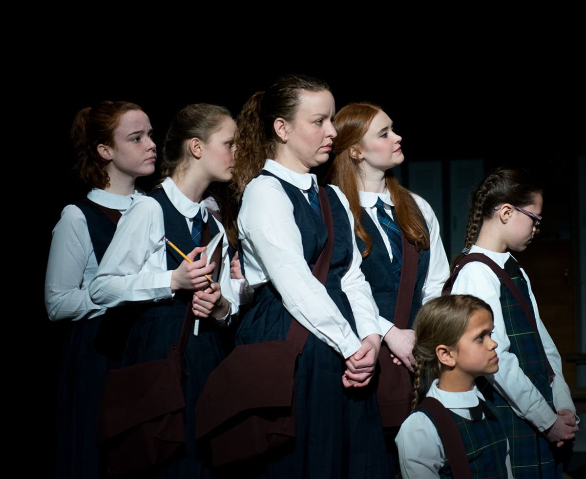 Lily Carrigan, Amelia McNeil-Maddox as Monica, Tara Golson as Sandy, Brittany Burke as Jenny, Alexandra Spiegel, Madeleine Moser

Photo: Steve Williams