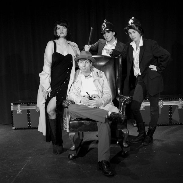 Cast photo of LtoR  Lindsay Pfeiffer, Logan Dowlen, Jonathan Hunter, Chloe Lamar
photo credit:  Keepsake Portraits by Lisa 1