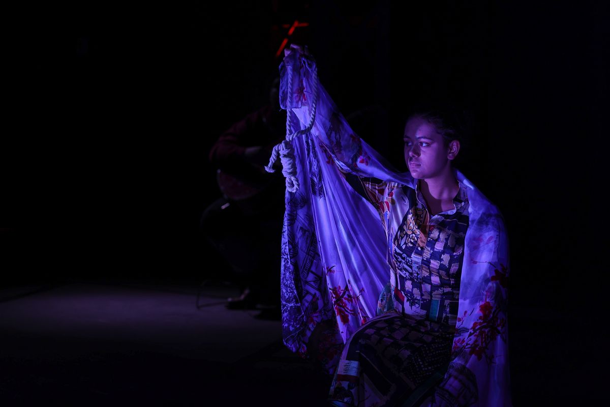 Production photo for: FireDance
by Chiori Miyagawa  ADVISORY – This show contains strong language and references to suicide.
RESERVE YOUR TICKETS NOW:
https://forms.gle/Y1zWWEDuuxxEa9dT8