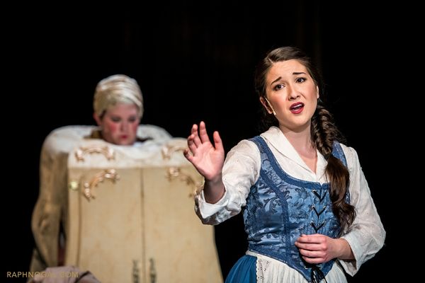 Belle (Laura Fujita) contemplated her new "Home": photo credit raphnogal.com 2