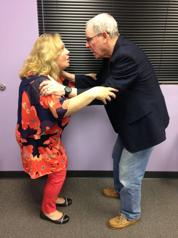 Rehearsal Photo - The Car is Gone by Scott Mullen
L-R Kathy Quijano & Jeff Evans 2