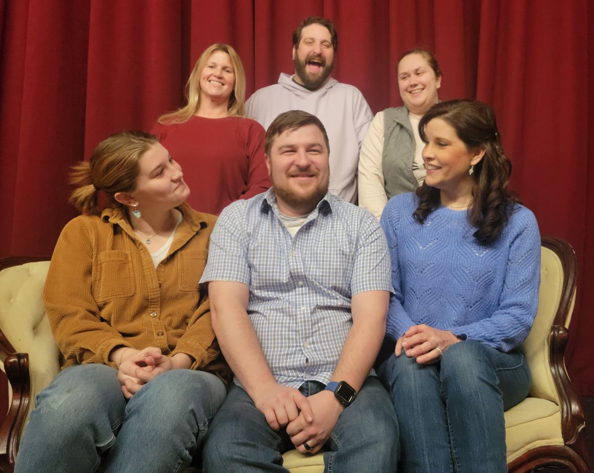 In a rare moment of calm, the hardworking crew of CLT's upcoming "LITTLE WOMEN THE MUSICAL" pauses for a photo opportunity. For more information and tickets, please visit https://www.laclt.com/little-women-2023. In the photo, L-R front: Julia Groover, Assistant Stage Manager; Brandon Chaloux, Director; and Jennifer McClure Groover, Producer. In the back are Jamie Watson, Choreographer; Justin Morin, Production Assistant; and Sarah Chaloux, Stage Manager. In a rare moment of calm, the hardworking crew of CLT's upcoming "LITTLE WOMEN THE MUSICAL" pauses for a photo opportunity. For more information and tickets, please visit https://www.laclt.com/little-women-2023. In the photo, L-R front: Julia Groover, Assistant Stage Manager; Brandon Chaloux, Director; and Jennifer McClure Groover, Producer. In the back are Jamie Watson, Choreographer; Justin Morin, Production Assistant; and Sarah Chaloux, Stage Manager.