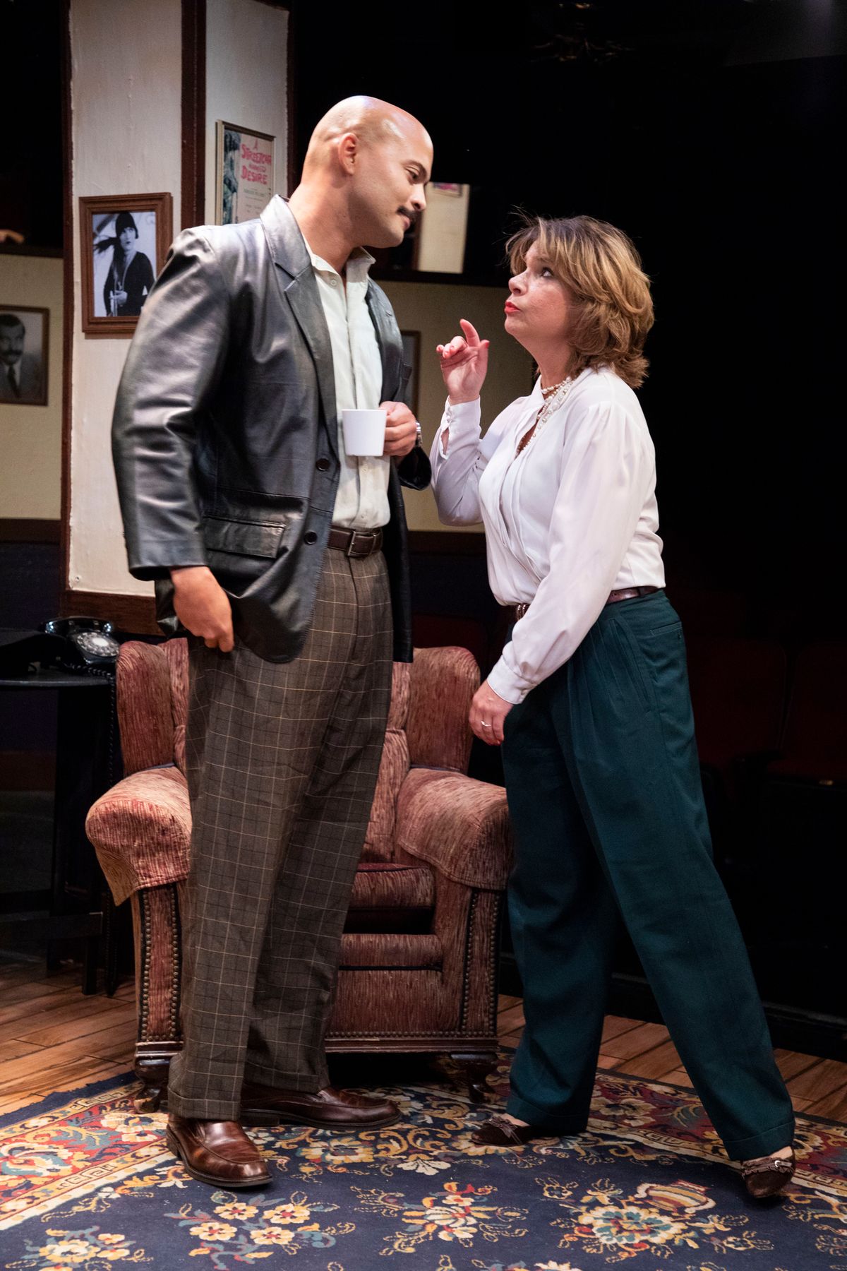 Production Photos from Moon Over Buffalo at Spotlighters Theatre  PhotoCredit:  Spotlighters Theatre / Shealyn Jae Photography