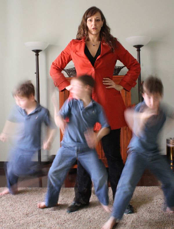 Rebekah Durham stars as MAMA (shown here with Judah Todd as son JESSE) in the Tennessee premiere of Lisa Loomer's DISTRACTED. 2