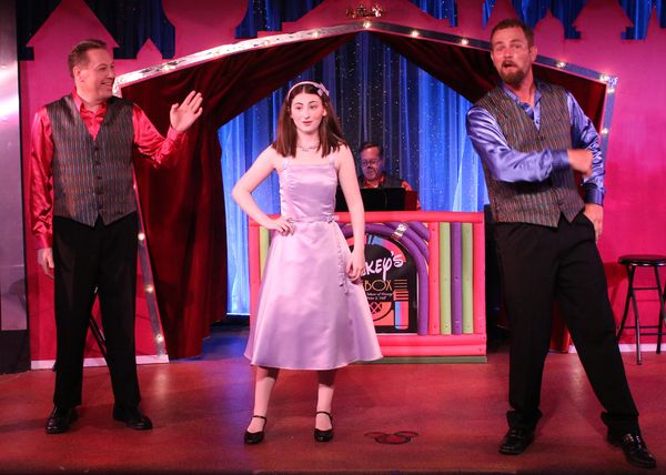Michael Paul Wallot, Sophia Vanella and Tom Mangum from the cast of "Mickey's Jukebox, A Tribute to the Music of Disney" 2