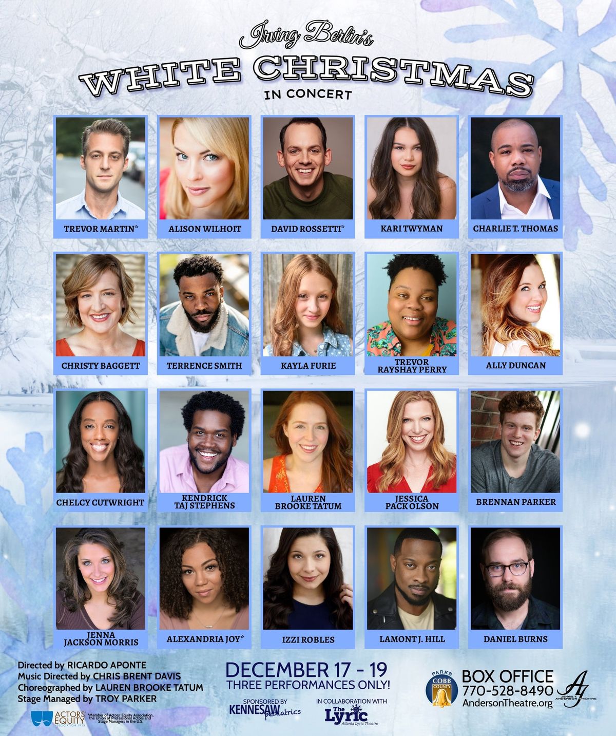 White Christmas- Cast Announcement White Christmas- Cast Announcement