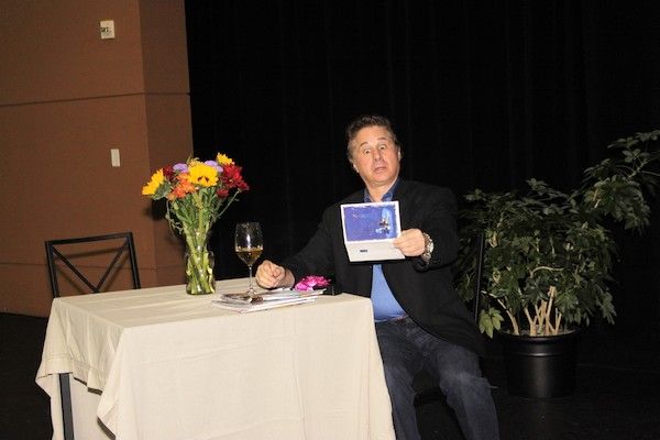 Peter Fogel on stage performing "Til Death Do Us Part... You First!" 3