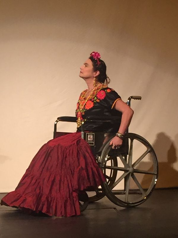 Odalys as Frida in wheelchair  12