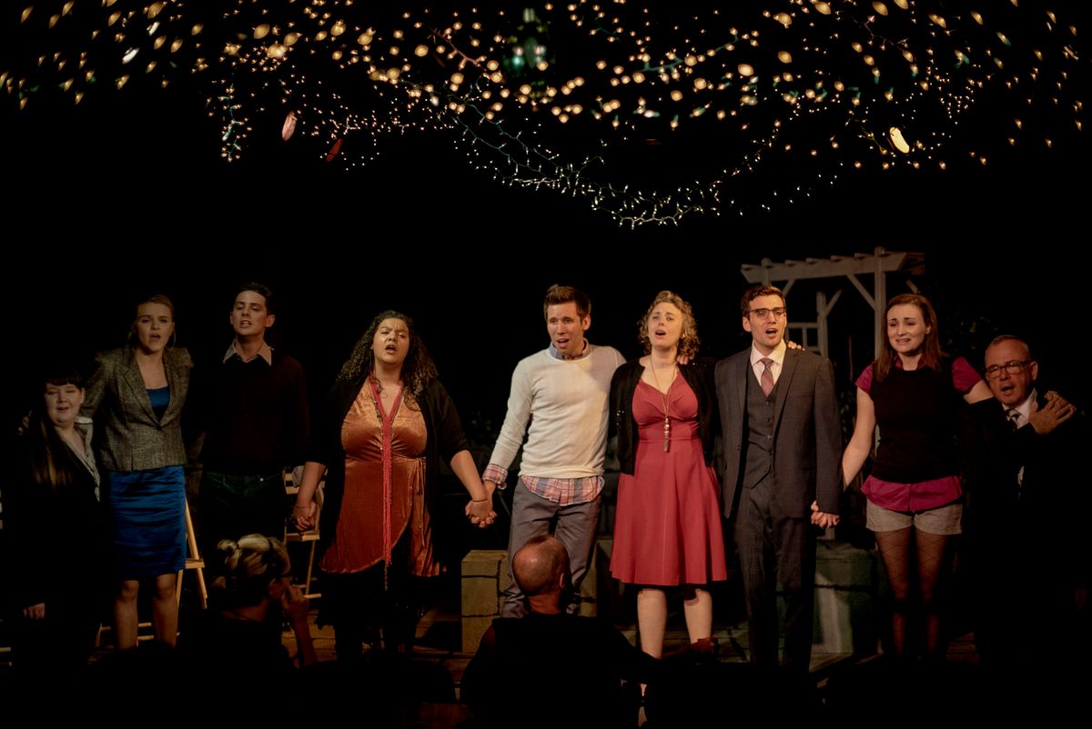 The cast of ALL THAT HE WAS at Pride Films and Plays. Photo: Nick Swatz