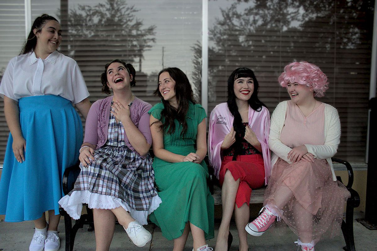Pink Ladies of Grease the Musical, photo by Theo Champagne Pink Ladies of Grease the Musical, photo by Theo Champagne