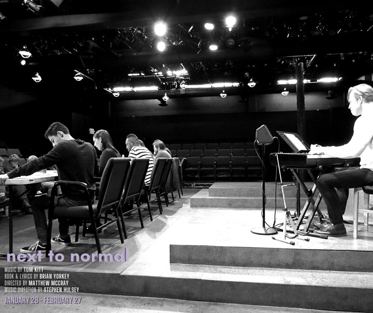 The Cast of "Next to Normal" at their first table read for "Next to Normal," playing January 28 - February 27, 2022 at Chance Theater in Anaheim, CA. 