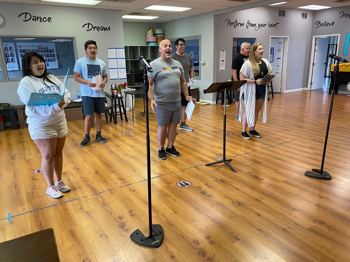Photos Courtesy of Jon Peterson and P3 Theatre Company
Rehearsal action photos of Funny Bonz, the Humerus Solution premiering at the Hollywood Fringe Festival 2021