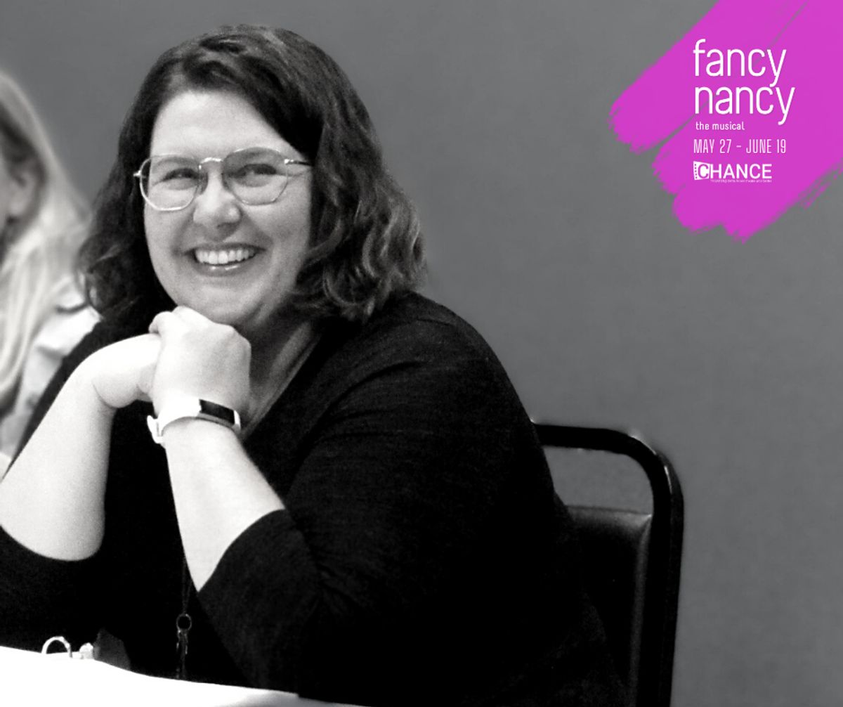 Katie Brown at their first readthru of "Fancy Nancy, The Musical" Set to run May 27 - June 19, 2022 at the Bette Aitken theater arts Center, this TYA musical adaptation of the wildly popular book series returns by popular demand. Katie Brown at their first readthru of "Fancy Nancy, The Musical" Set to run May 27 - June 19, 2022 at the Bette Aitken theater arts Center, this TYA musical adaptation of the wildly popular book series returns by popular demand.